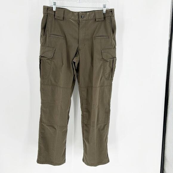 5.11 Tactical Stryke Pants Men's Cargo Ripstop Tundra green brown 34x30